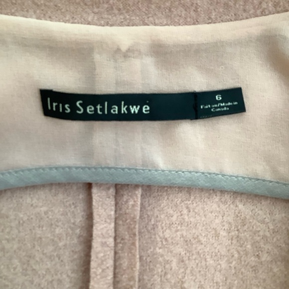 IRIS SETLAKWE Blush Wool Hourglass Blazer Size 6 - Picture 12 of 16